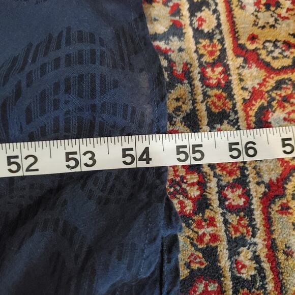 Alberto Makali Swirl Print Dip Dye Cotton Maxi Dress Size L Sleeveless Light - Picture 11 of 11